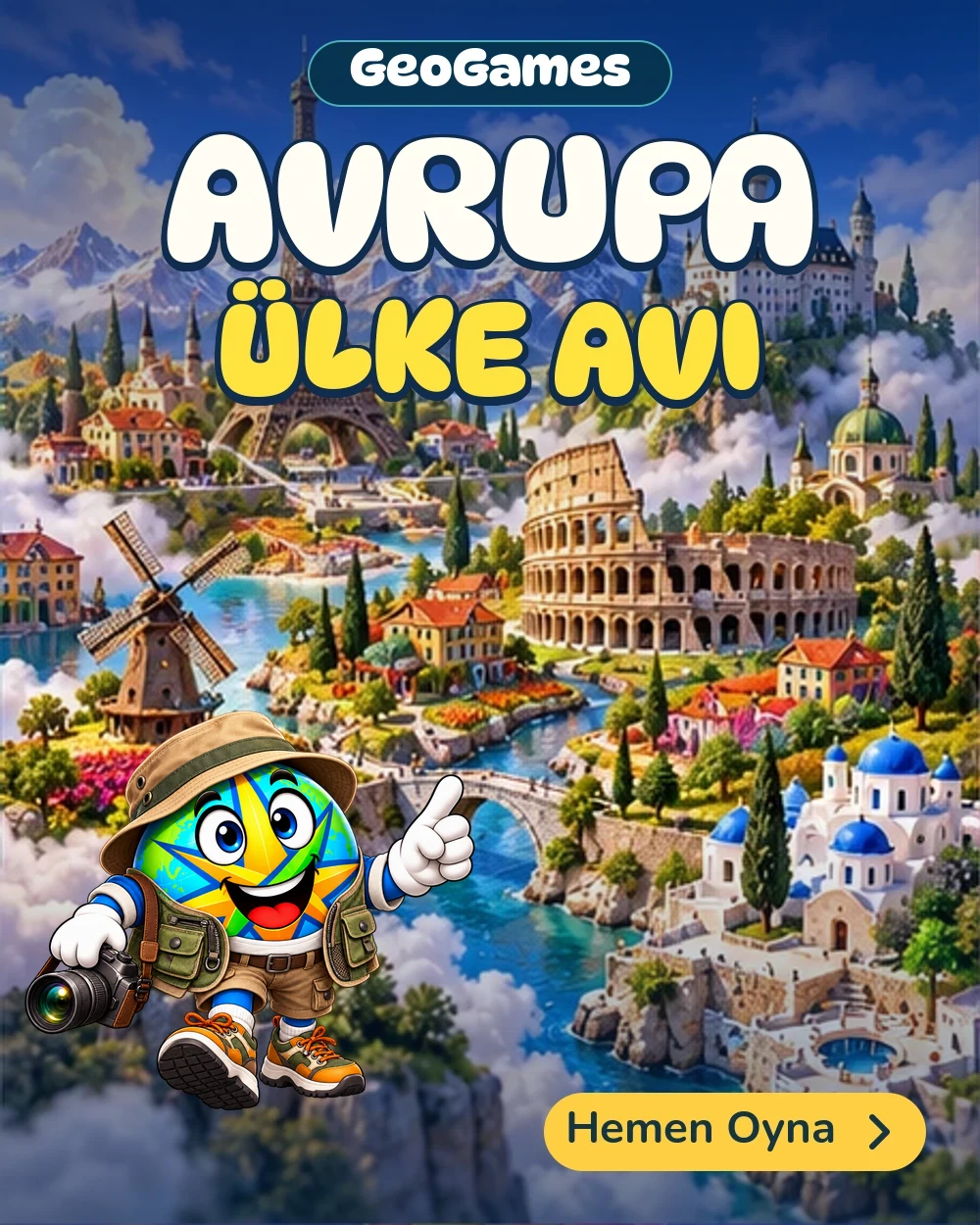 Avrupa Ülkeleri Bulma Oyunu