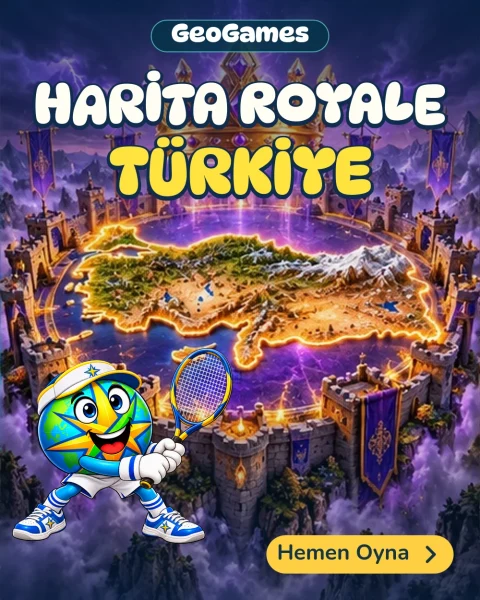 Harita Royale: Canlı Türkiye Haritası Yarışması