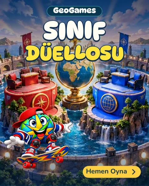 Sınıf Düellosu: İki Takımlı Coğrafya Yarışması